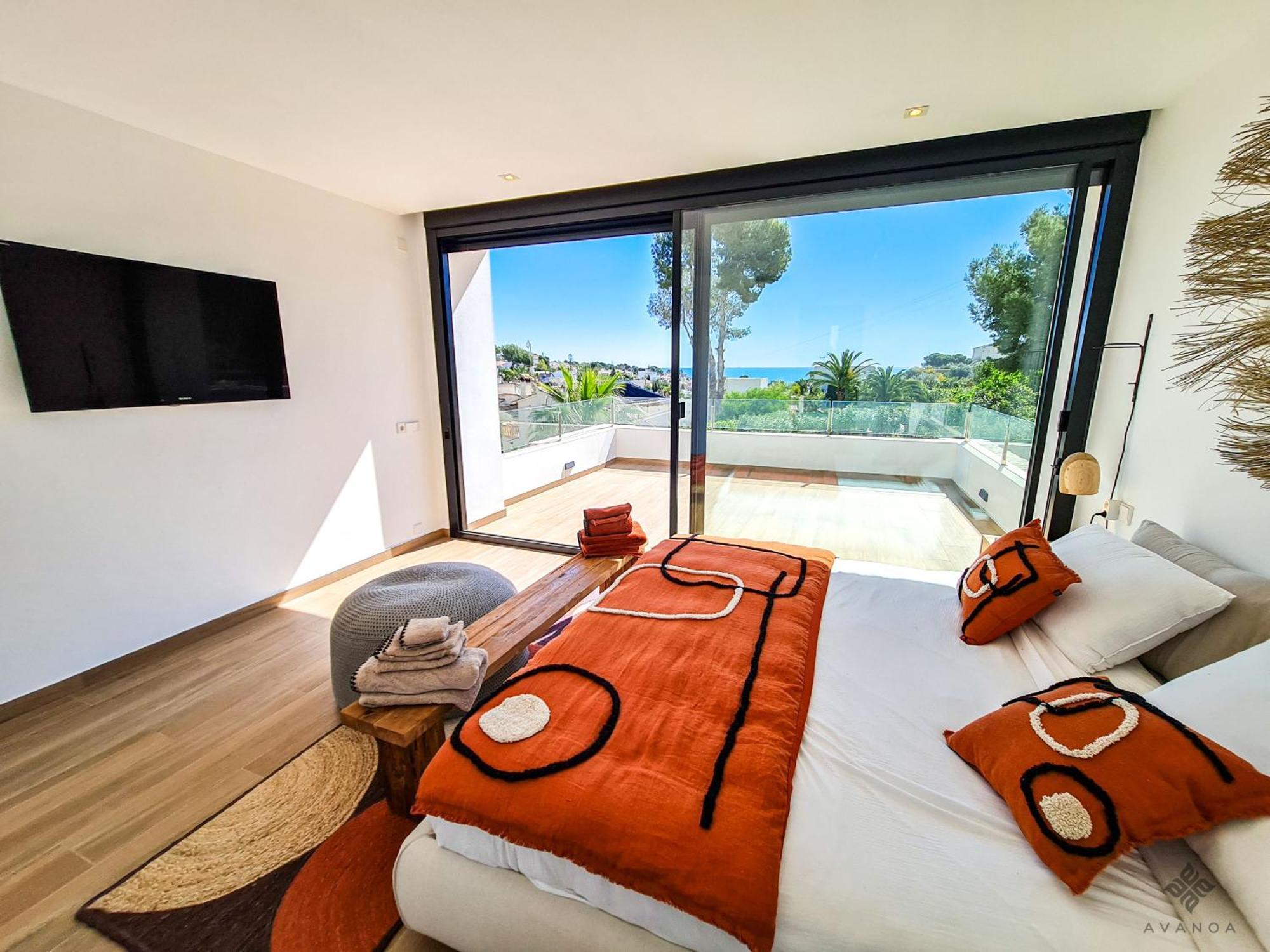 A014 - Villa moderna de lujo de nueva construcción a 1km de Playa Fustera Benissa Exterior foto